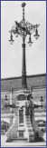 1904 - Loignyplatz Kandelaber mit Bogenlampen und Gaslaternen