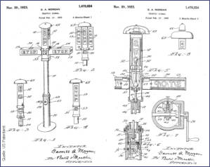 1922 - Traffic Signal von Garretta Morgan (Quelle US Patentamt)